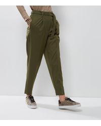 New look green trousers Clearance