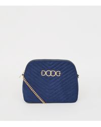 new look blue bag