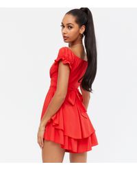 Quiz red playsuit Clearance