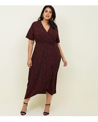 new look snake dress