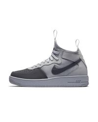 Nike Leather Air Force 1 Ultraforce Mid Tech Men's Shoe in Gray for Men |  Lyst