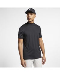 nike mock neck golf shirts short sleeve