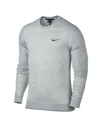 Nike Tw Wool Crew Men's Golf Sweater in Gray for Men - Lyst