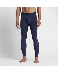 Nike Synthetic Pro Zonal Strength Men's Training Tights in Blue for Men -  Lyst
