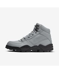 Nike Leather Rhyodomo Shoes in Gray for Men - Lyst
