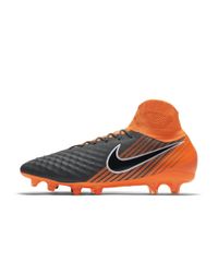 Nike MAGISTAX Proximo LL TF Black Orange Turf Cleats