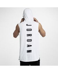 jordan alpha sleeveless hoodie