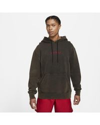 Nike Retro 5 Graphic Fleece Pullover in Black for Men | Lyst UK