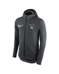 brooklyn nets nike showtime city edition thermaflex moletom com capuz