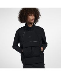 nike tech pack down vest black