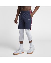 navy blue nike elite shorts
