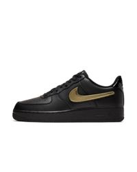 nike air force with black swoosh