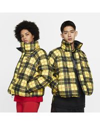plaid nike jacket