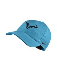 Nike Court Aerobill Rafa Heritage86 Tennis Hat Blue - Lyst