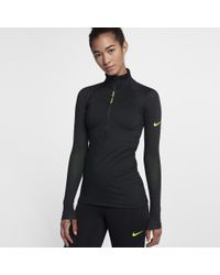 nike pro warm training top