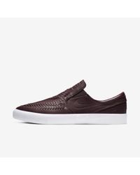 nike sb zoom stefan janoski slip mid rm brown