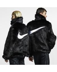 veste fourrure nike