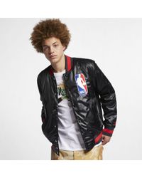 Nike Sb X Nba Bomber Jacket in Black for Men | Lyst