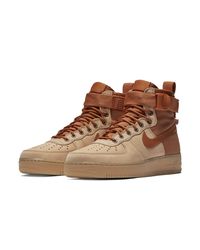 brown air force 1 mid