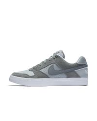 Nike Sb Delta Force Vulc Men's Skateboarding Shoe in Gray for Men | Lyst