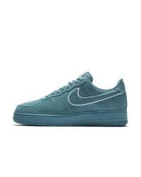 nike air force blue suede
