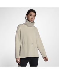 nike women's cowl neck hoodie
