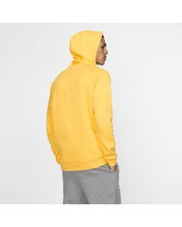 Nike Jordan Dna Fleece Pullover Hoodie in Yellow for Men - Lyst