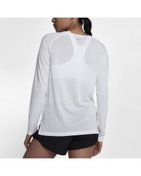 nike tailwind long sleeve running top