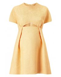 Emilia Wickstead - Metallic Tinker Cut-out Dress - Lyst