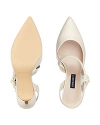 mamelu knotted slingback pumps