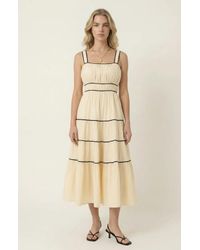 Bali Keely Maxi Dress in Natural | Lyst