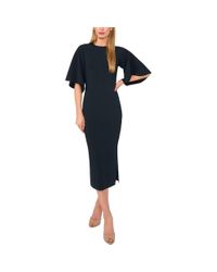 Ted Baker Lounia Fluted-sleeved Bodycon Stretch-knit Midi Dress in Pink | Lyst Ted Baker Lounia Fluted-sleeved Bodycon Stretch-knit Midi Dress in Pink | Lyst