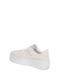 white air force 1 sage low platform sneaker