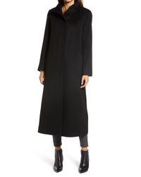fleurette maxi wrap wool coat