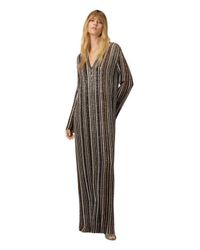 self portrait mushroom ribbed knit dress self-portrait - Cream Knit Midi Dress main image 0