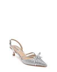 Badgley Mischka Vera Pointed Toe Slingback Pumps Lyst