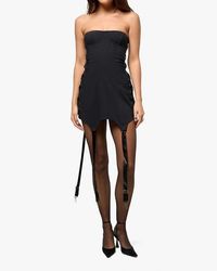 weworewhat black drop waist dress Faeryn Eyelet Tiered Maxi Dress