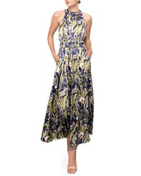 chinese dress ladies Mew Mews Eternis Sleeveless Lace Ruched Maxi Dress main image 1