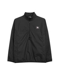 District Vision Recycled Half-Zip Shell Jacket in Black for Men | Lyst