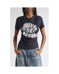 VAQUERA T-shirt Bra Print in Gray | Lyst