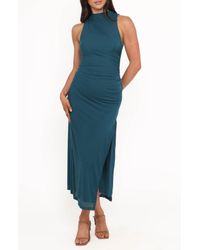 chinese dress ladies Yvette Slip Maxi Dress with Asymmetrical Hem main image 1