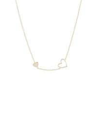 gorjana heart necklace