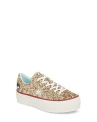 converse chiara ferragni gold
