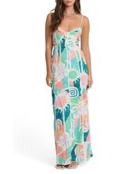billabong golden hour maxi dress Billabong Golden Hour Maxi Dress in Black
