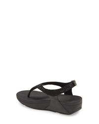 FitFlop Skylar Crystal Sandals - Black