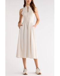 midi skirt dress for women Textured midi skirt in toasted tropic-NEW – JanieLanie