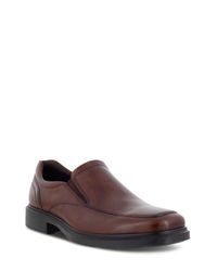 Ecco Calcan Apron Toe Slip On Oxford in Black for Men Lyst