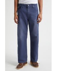 Visvim Fluxus 01 Wide G.Cords Trousers in Blue for Men | Lyst