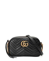 Gucci Small Gg Marmont 2.0 Matelassé Leather Camera Bag - in Pink - Lyst