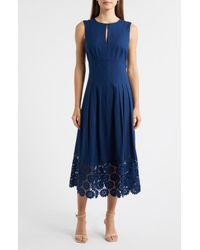 Sam Edelman Embroidered Sequin Strapless Dress | Lyst